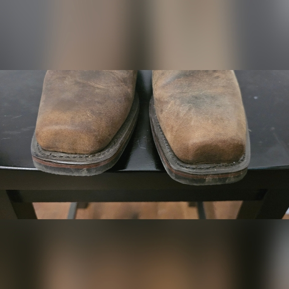 Frye Women's Brown Leather Mule Clog Boots 10 EUC - Picture 6 of 7